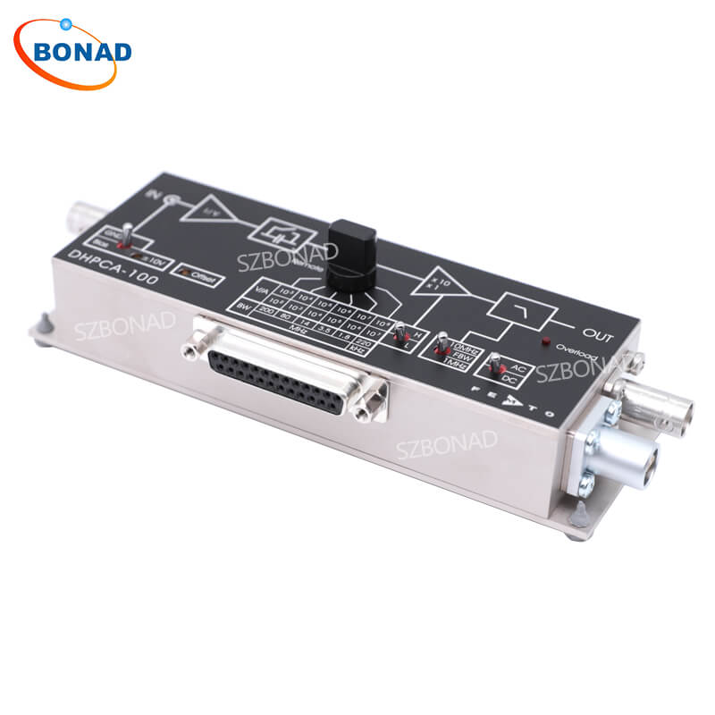 DHPCA-100可(ke)變增益(yi)電流放(fang)大(da)器(qi)低譟(zao)聲